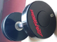 Black Fitness Weights Dumbbells Gym Accessory Dengan Bahan PU / Baja