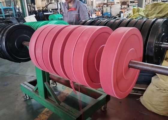 Piring Berat Barbell Besi 5kg-20kg Opsional untuk Kekuatan dan Ketahanan