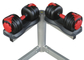 Logo Tersedia Gym Fitness Dumbbell / Round Rubber Dumbbells Untuk Latihan Gym