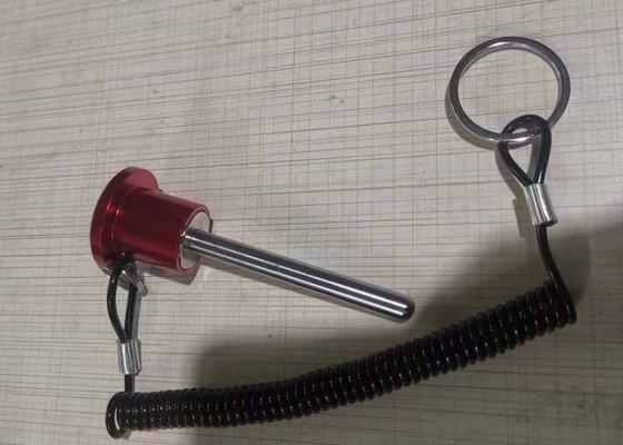 Steel Pole Magnetic Weight Lifting Pin / Weight Selector Pin Untuk Gym Clubs